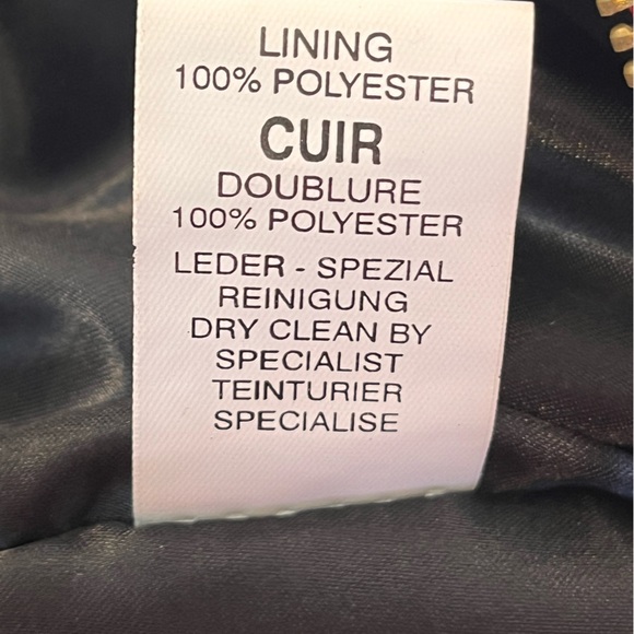 INFINITY Men's Bold Red Lambskin Leather Moto Jacket size S - Picture 8 of 10